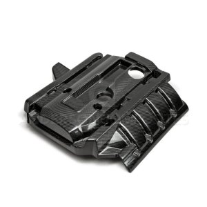 Ford Mustang Engine Cover - Anderson Composites - Carbon Fiber - `15-`20